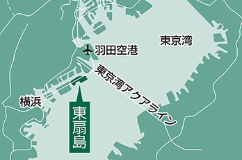 東扇島物流施設マップ