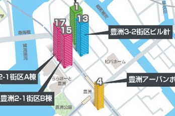 東京湾岸・上野・押上 - 東京オフィスビル竣工マップ 【2012年版】